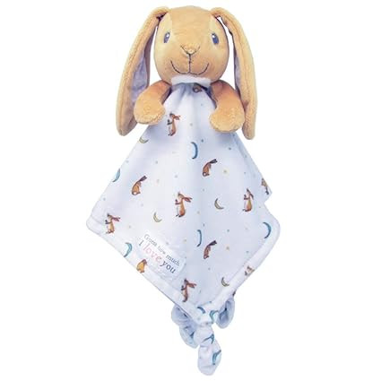 Guess How Much I Love You Nutbrown Hare Lovey Security Blanky & Plush Toy, 14" | Amazon (US)