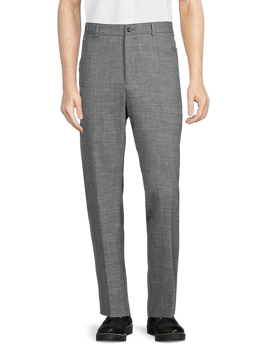 Ted Baker Men's Textured Dress Pants - Light Grey - Size 38 R | Saks Fifth Avenue OFF 5TH