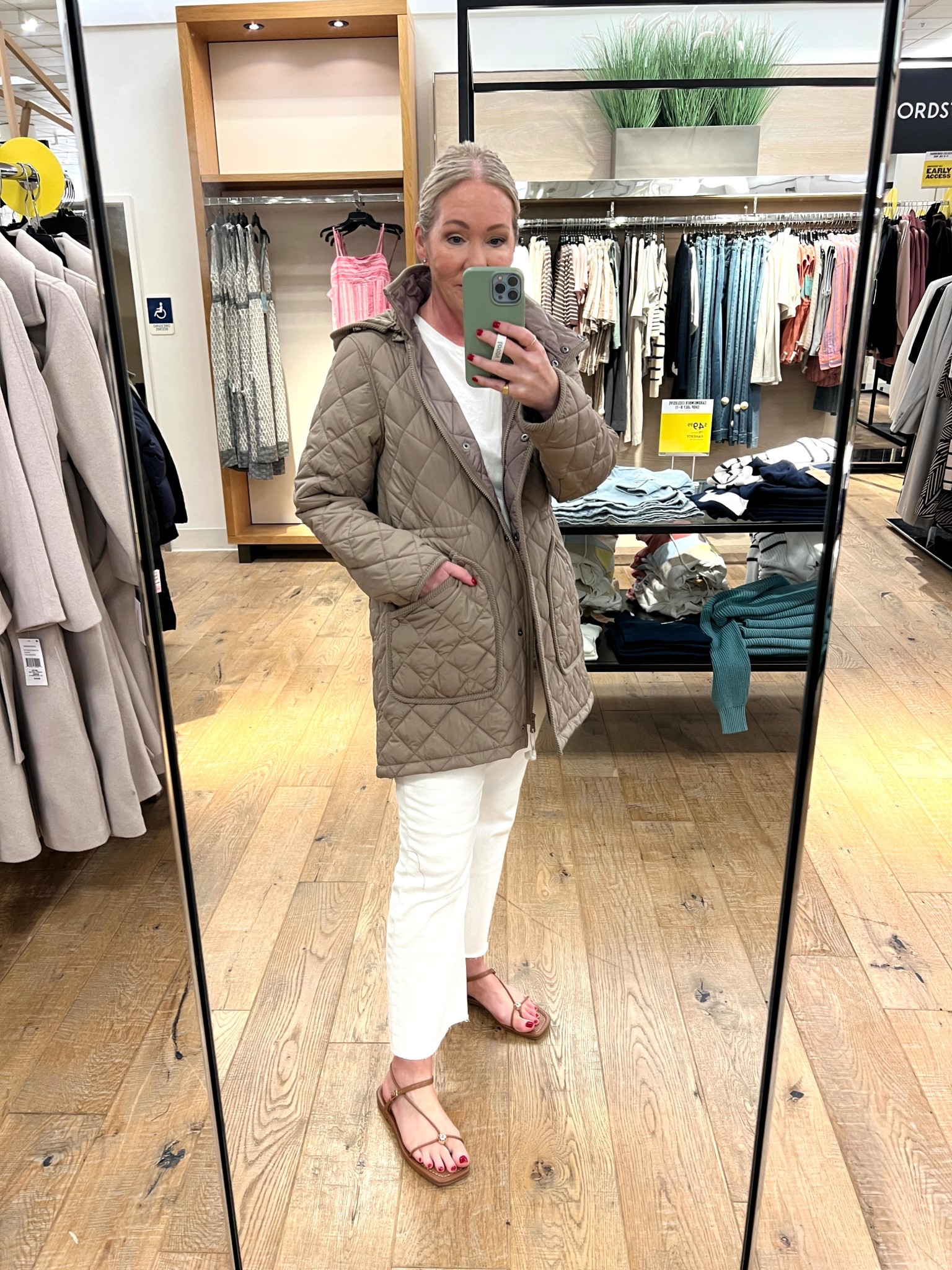 Nordstrom Anniversary Sale lightweight puffer. 
Wearing size S, generous fit


#LTKOver40 #LTKSaleAlert #LTKSeasonal