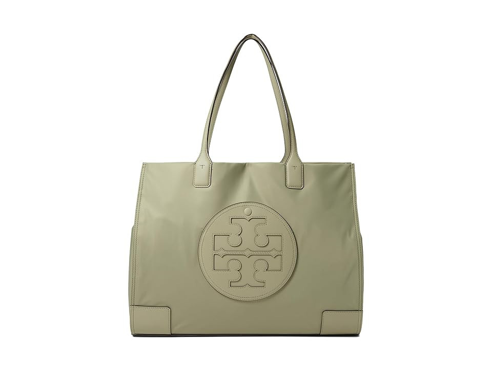 Tory Burch Ella Tote (Olive Sprig) Tote Handbags | Zappos