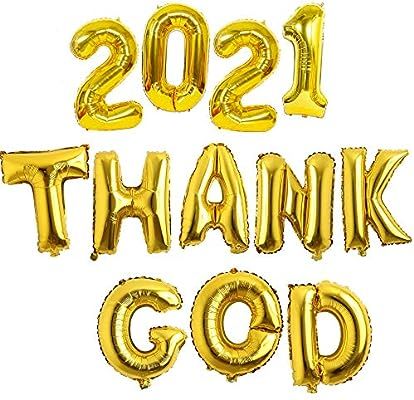 New Years Eve Balloons 2021 | 16 Inch Gold Number & Letter NYE Mylar Foil Party Decorations Suppl... | Amazon (US)