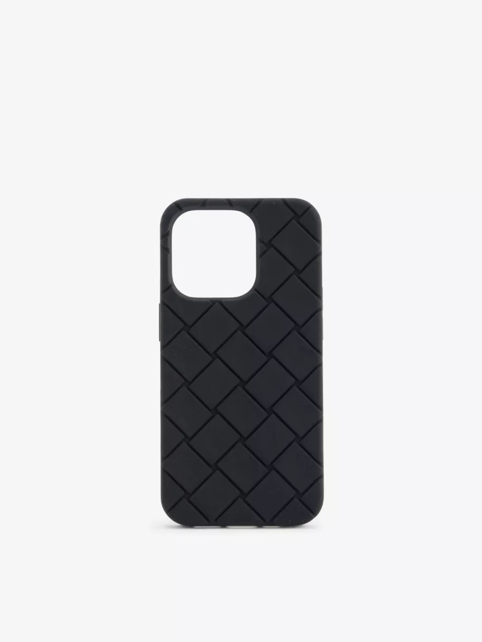 Intrecciato iPhone 14 Pro Max rubber phone case | Selfridges