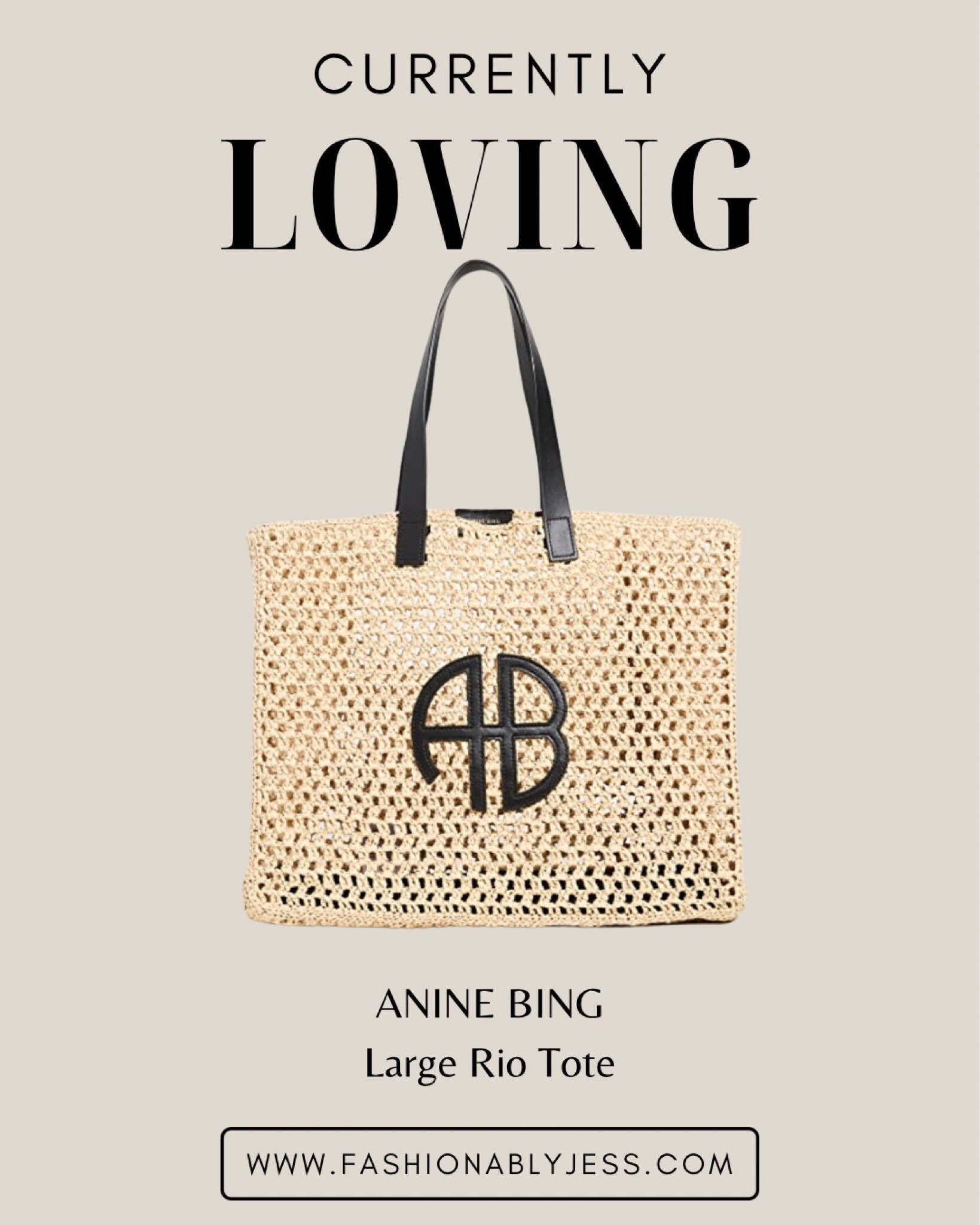 Emma tote - ANINE BING curated on LTK