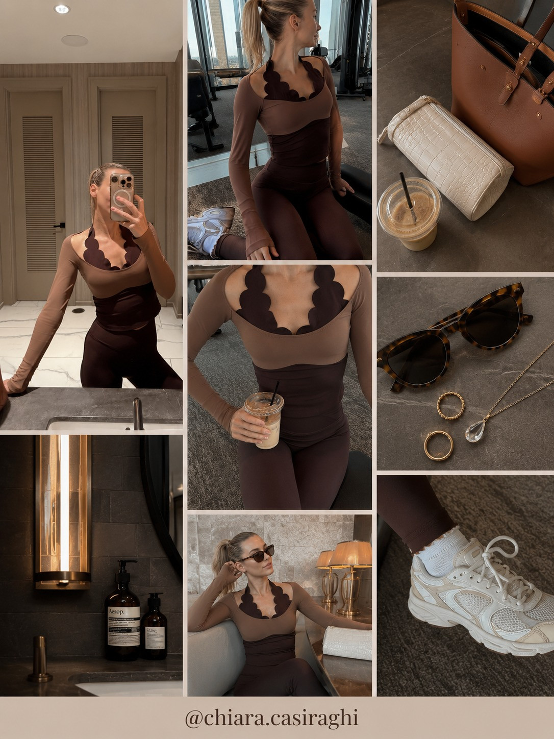 Elevate your workout look with these stylish tops and accessories. Perfect for a day at the gym! #ChiaraCasiraghi
 

 #LTKfitnessgoals #LTKselfcare #LTKvlog