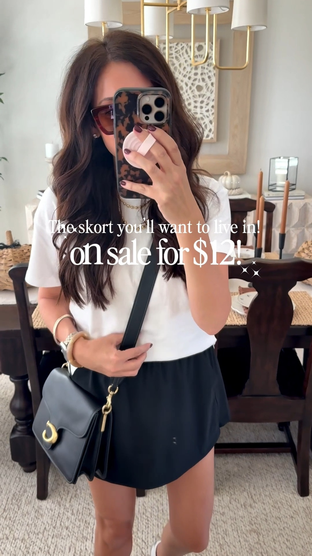 Comment YES to shop all outfits shown✨ on sale for $12 + the perfect addition to your mom uniform this fall👏🏻 I can’t stop wearing these skorts & I always get compliments when I wear them too!! 
.
.
SIZING- wearing a small in both skirts, they run true to size and if you’re between size, you can definitely go down!
.
.
#oldnavystyle affordable Mom style, affordable fall outfits #coach  

#LTKSaleAlert #LTKSeasonal #LTKFindsUnder50