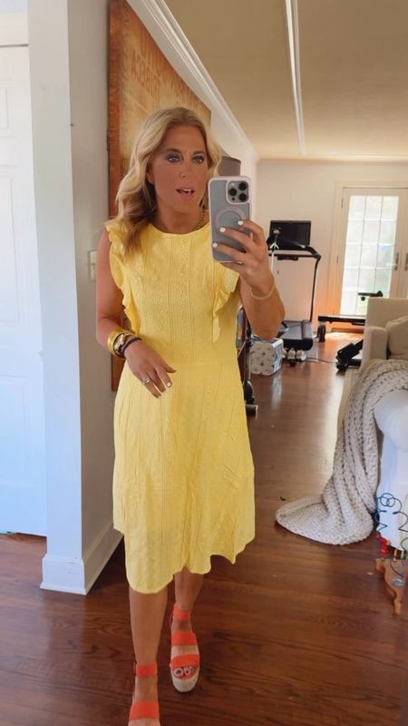 I’m obsessed with this yellow dress for the summer! This is the most comfortable cotton dress for any occasion! #amazon 

#LTKStyleTip #LTKFindsUnder50