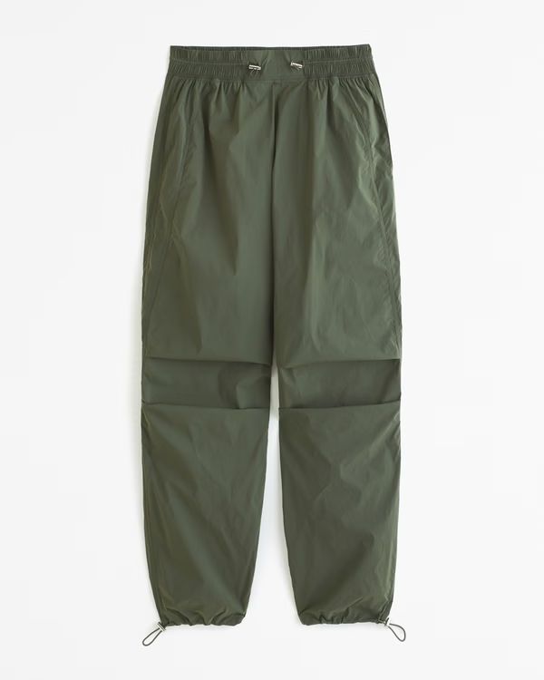 YPB Crinkle Nylon Parachute Pant | Abercrombie & Fitch (US)