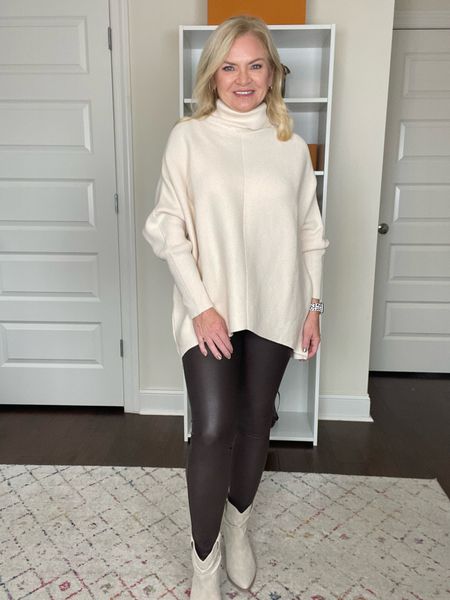 TODAY ONLY! Spanx flash sale 50% off select faux leather leggings! Don't miss out!
#spanx
#fauxleather
#leggings
#falloutfit
#fall2022
#falltrends
#over50fashion
#fashionover40
#fashionover50
#over50andfabulous
#over50blogger

#LTKsalealert #LTKunder50 #LTKunder100