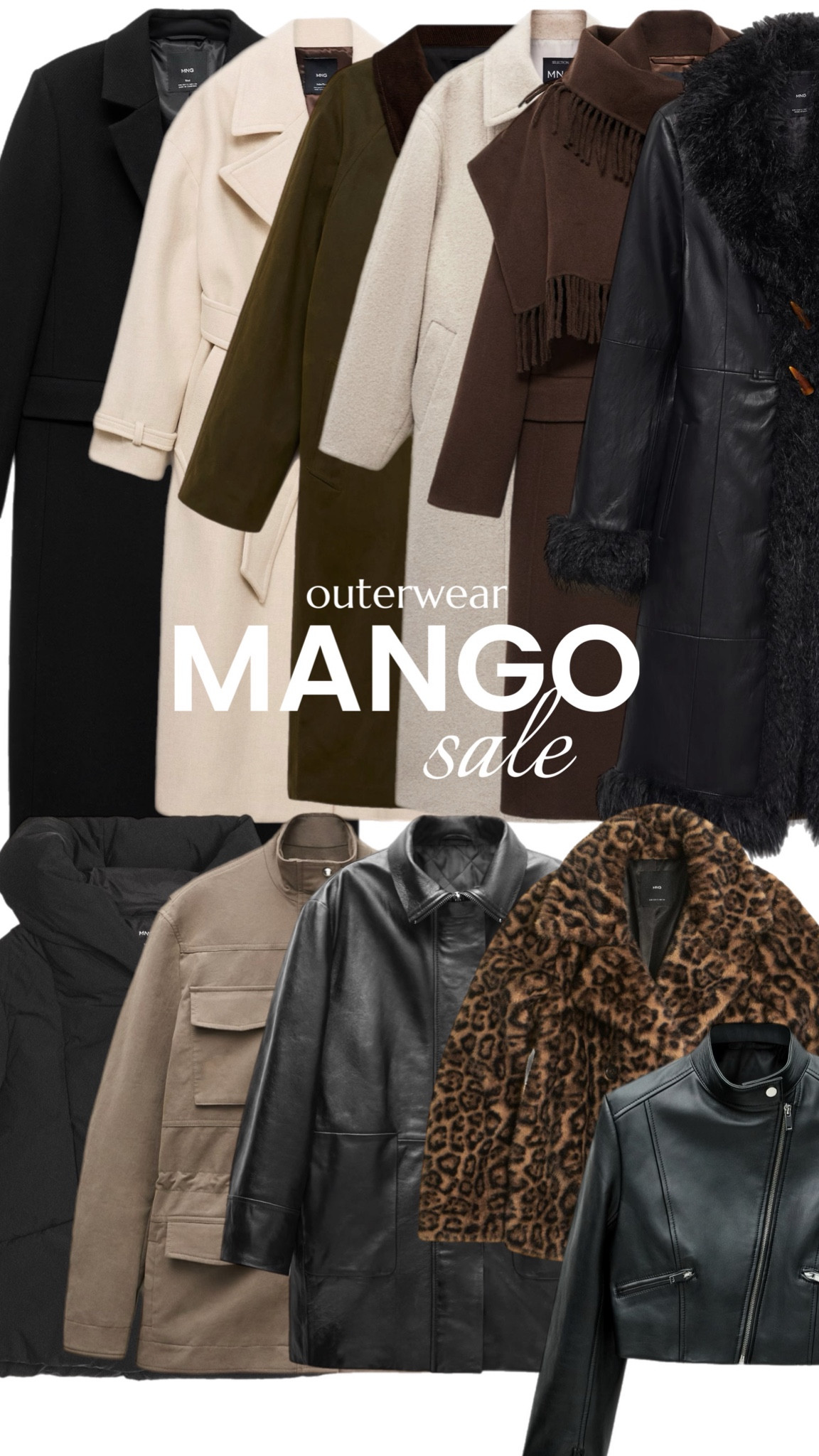 outerwear MANGO sale selection 😇 #whatIwouldbuy 

#LTKSaleAlert #LTKSeasonal