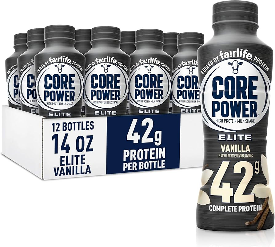 Fairlife Core Power Elite 42g High Protein Milk Shake, Ready To Drink for Workout Recovery, Vanil... | Amazon (US)