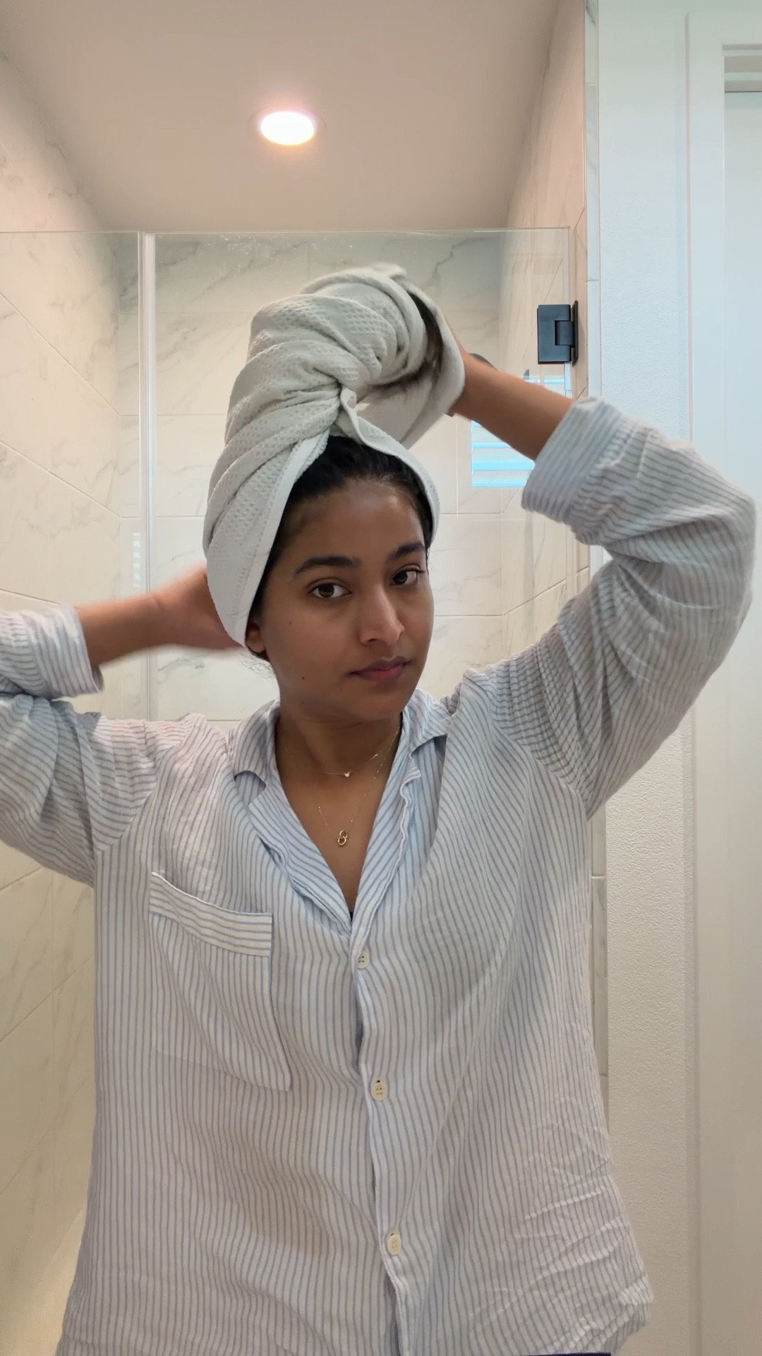 The best thing I did was so to switch to a good microfiber towel!  

Use code “POOJA20” for $$ off on Aurate newyork website 

#LTKselfcare