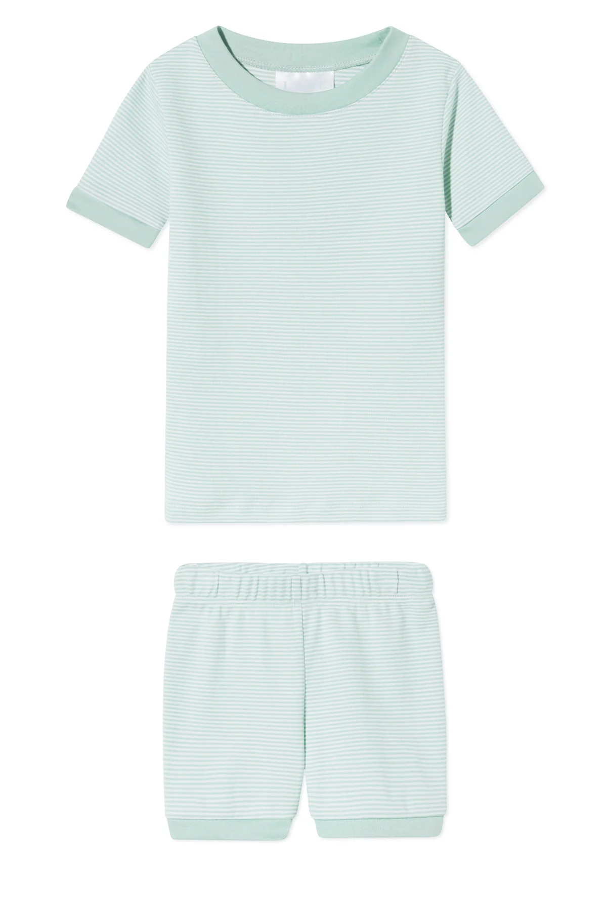 Kids Shorts Set in Parisian Green | Lake Pajamas