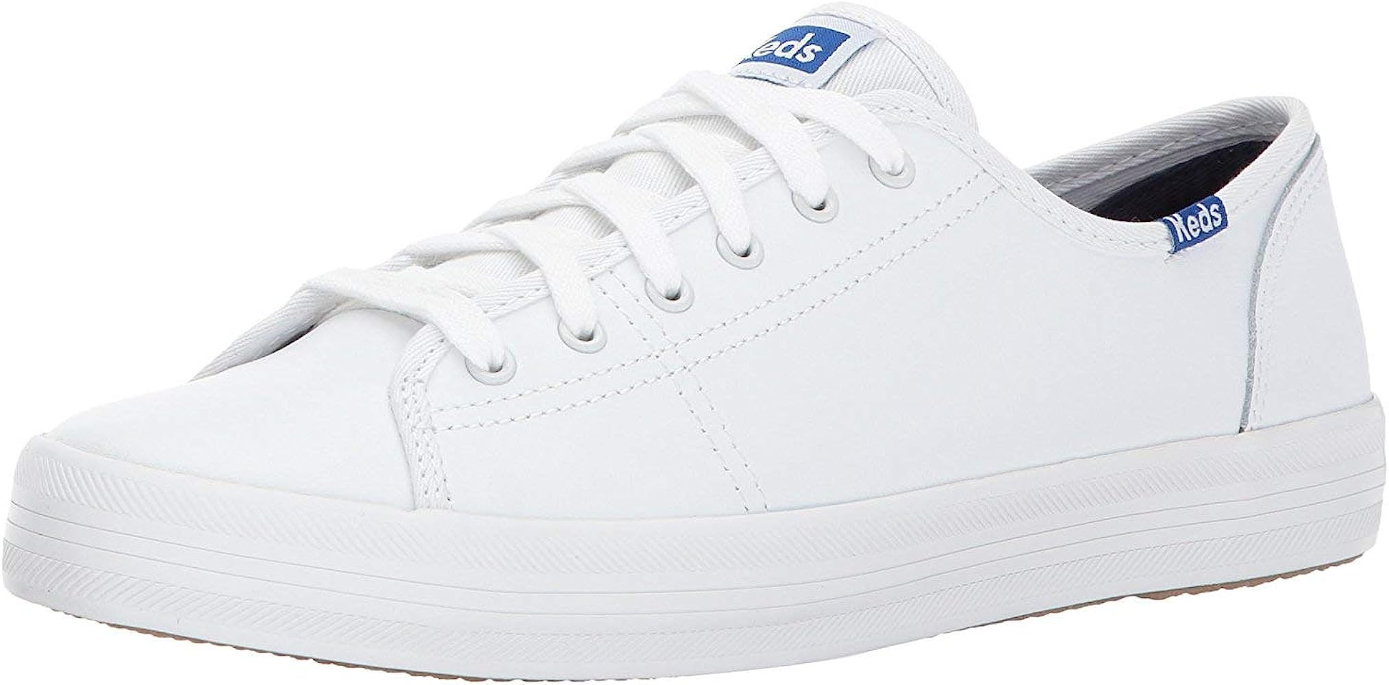 Keds Women's Kickstart Retro Court Leather Sneaker | Amazon (US)