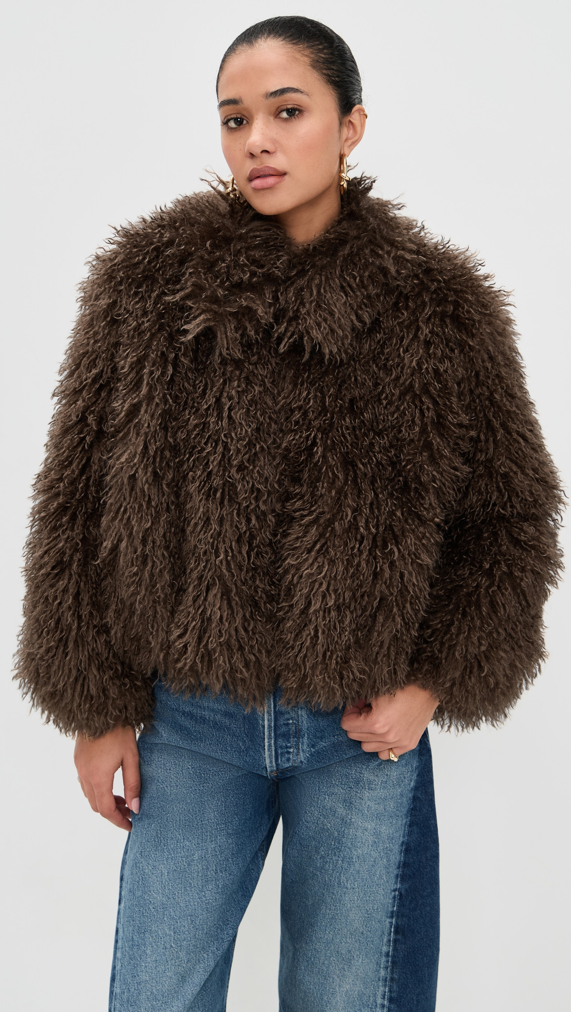 ASTR the Label Kamrath Jacket Brown L | Shopbop