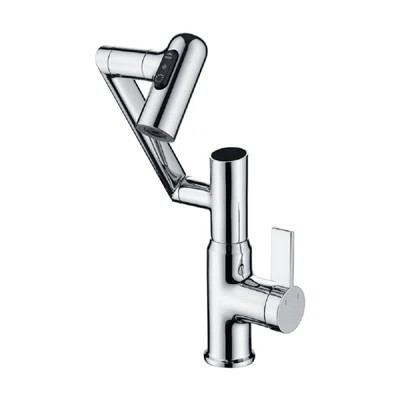 Lefton Rotatable Single Hole Bathroom Faucet with Temperature Display BF2204 | Wayfair North America