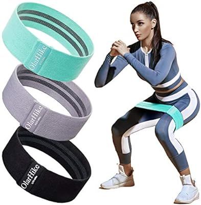 OlarHike Resistance Bands Set for Women Butt and Legs, Exercise Workout Elastic Bands for Booty, ... | Amazon (US)