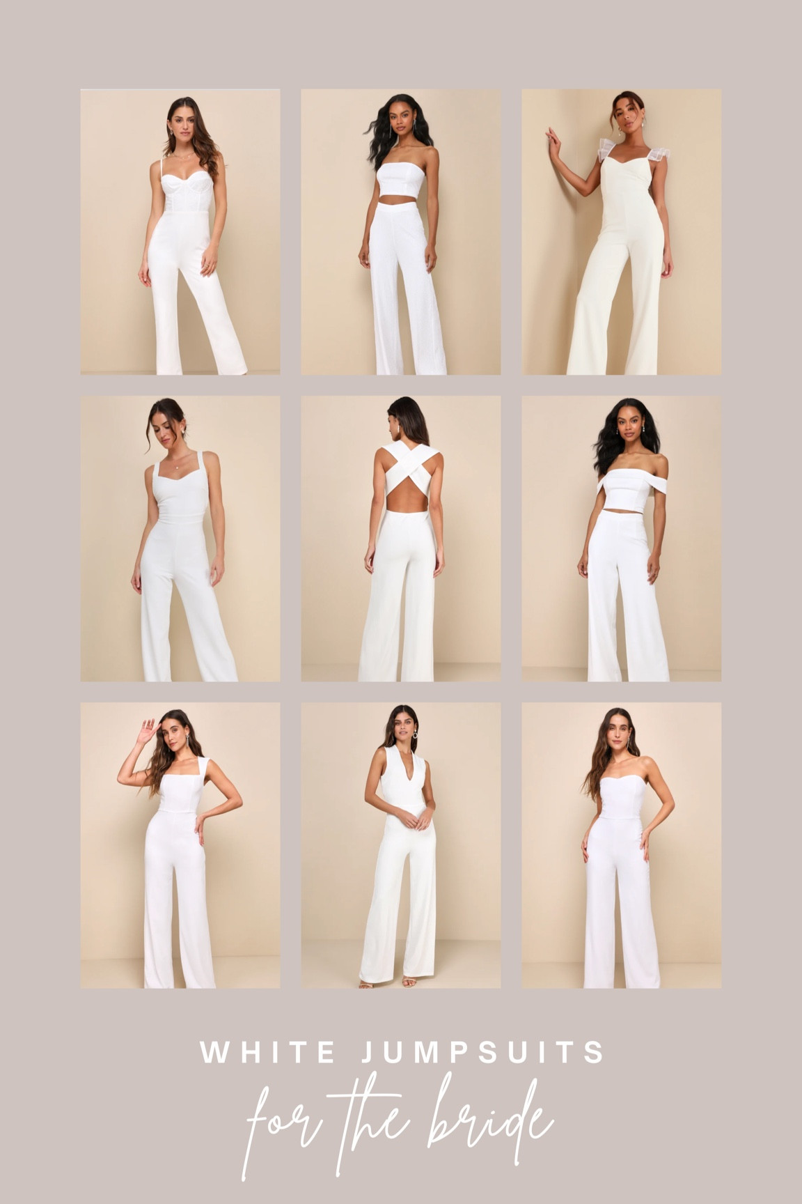 White Jumpsuit Round Up!

Jumpsuits for the bride | Wedding | wedding look | bridal outfit | white outfit | what to wear to wedding events | wedding looks | outfit for brides | bride to be | wedding season | rehearsal dinner | bridal shower | bachelorette party | Lulus | spring dresses 

#LTKParties #LTKStyleTip #LTKWedding