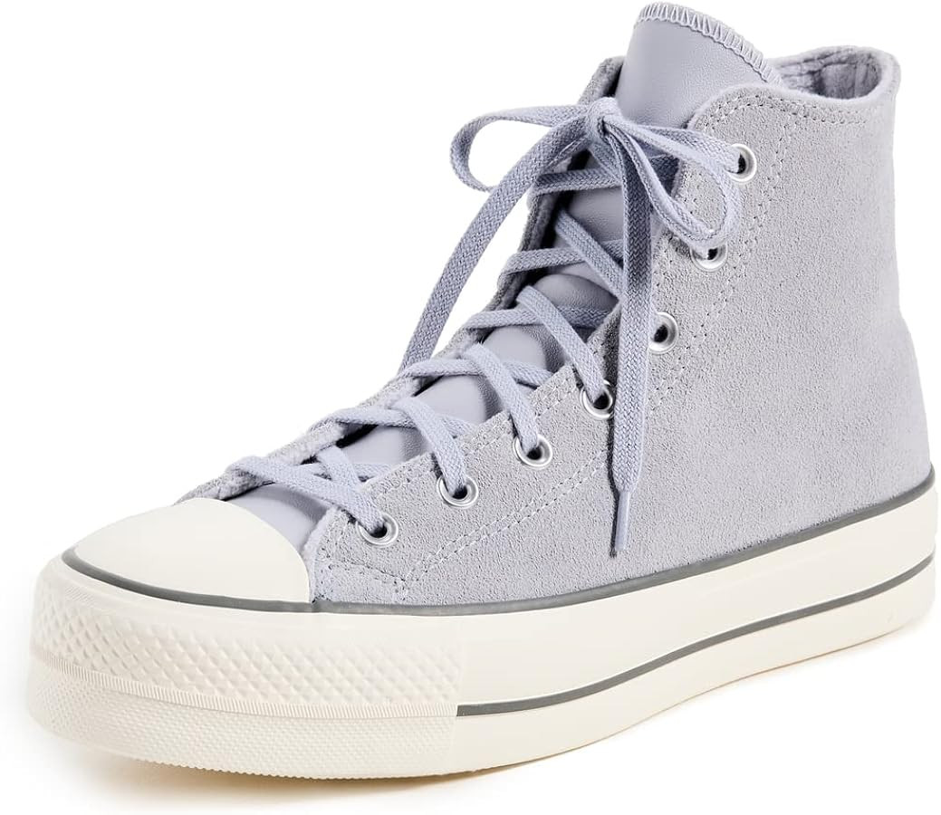Converse Women's Chuck Taylor All Star Lift Cozy Utility Sneakers, Gravel/Iron Grey/Egret, 6.5 Me... | Amazon (US)