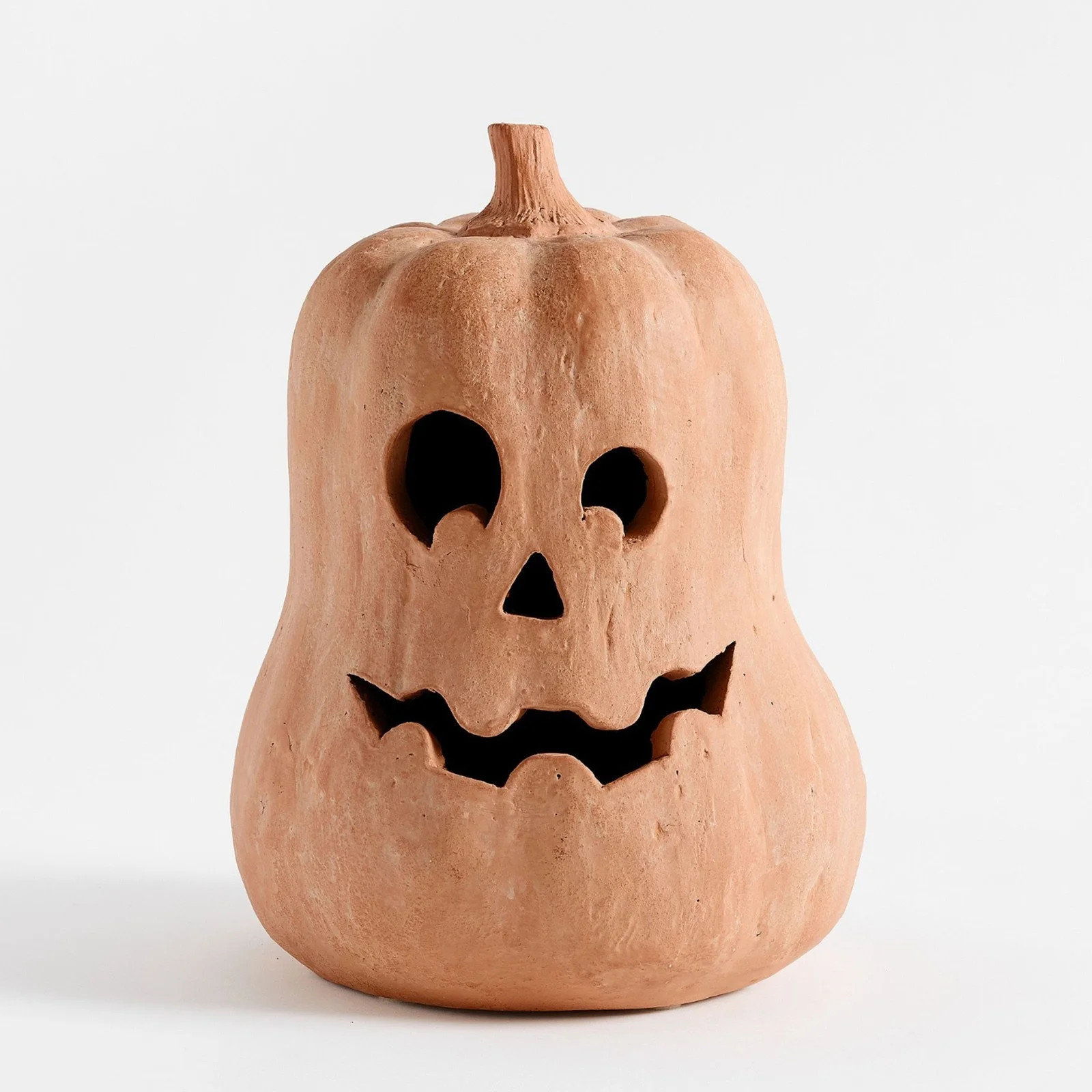 Pottery Barn Halloween Indoor Decor - Handmade Resin Terracotta Jack O' Lantern Pumpkin Outdoor F... | Walmart (US)