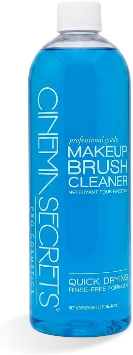 Cinema Secrets Original Blue Vanilla Makeup Brush Cleaner Solution - Professional Cleanser for Ma... | Amazon (US)