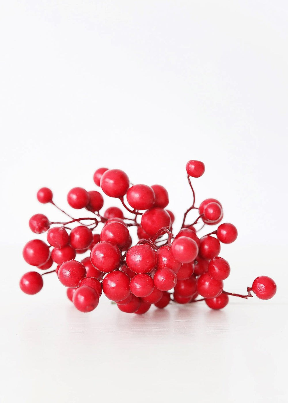 Christmas Red Artificial Berries Pick - 9 | Afloral