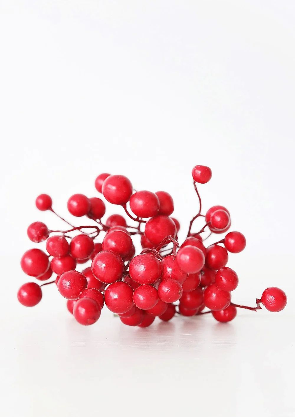 Christmas Red Artificial Berries Pick - 9 | Afloral