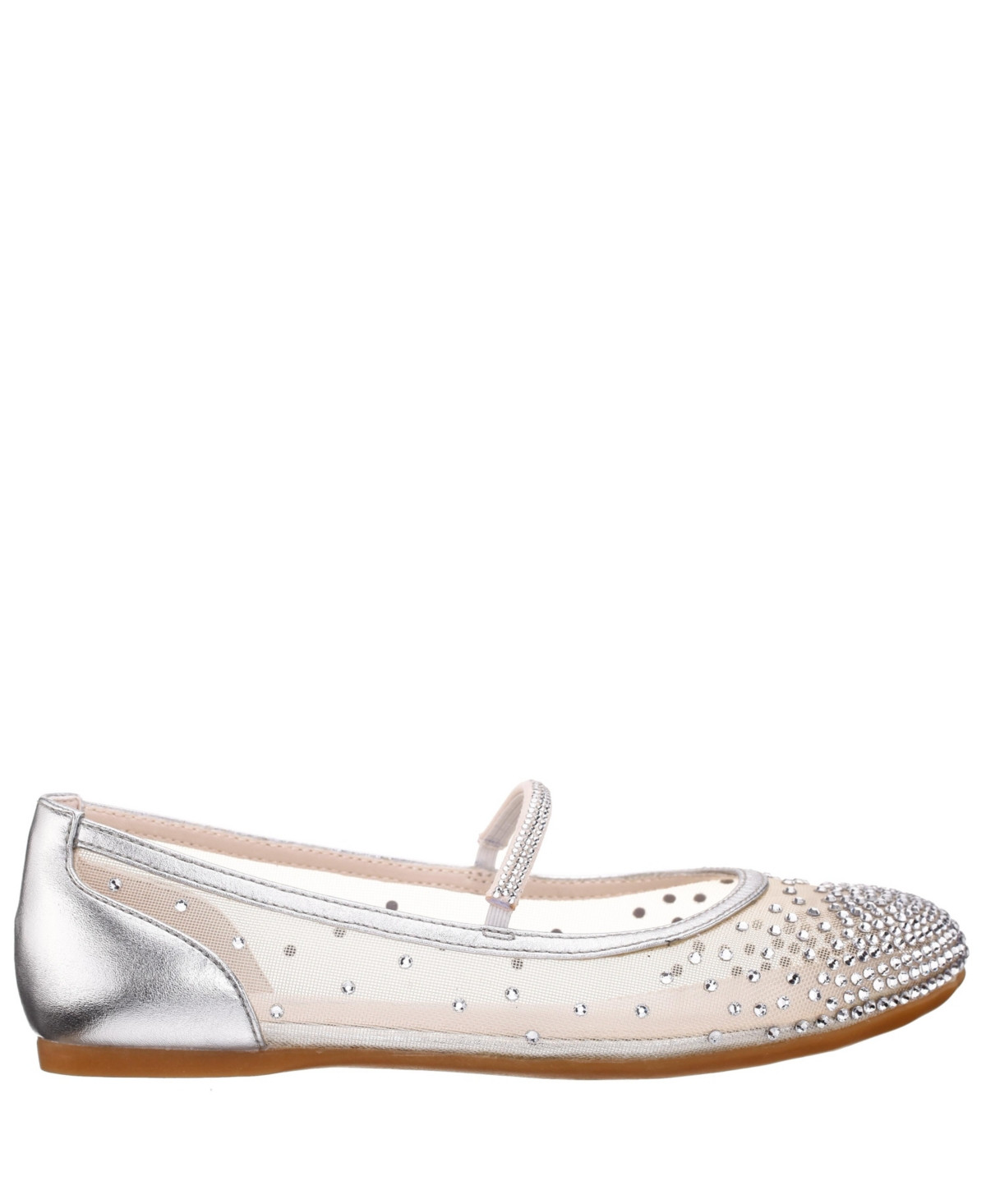 Nina Toddler Girls Comfort Ballet Flats - Silver | Macy's