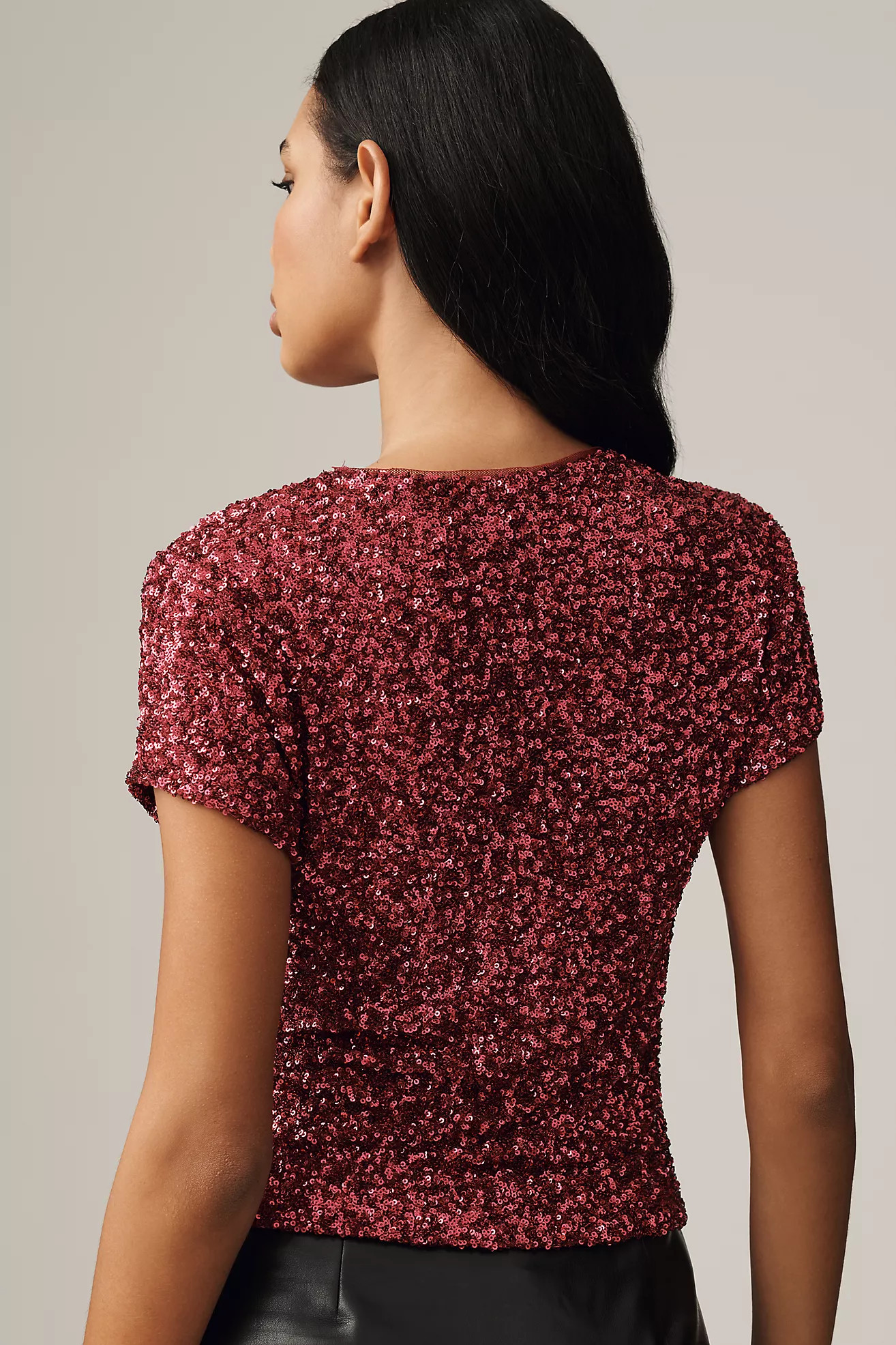 Maeve Sequin Tee | Anthropologie (US)