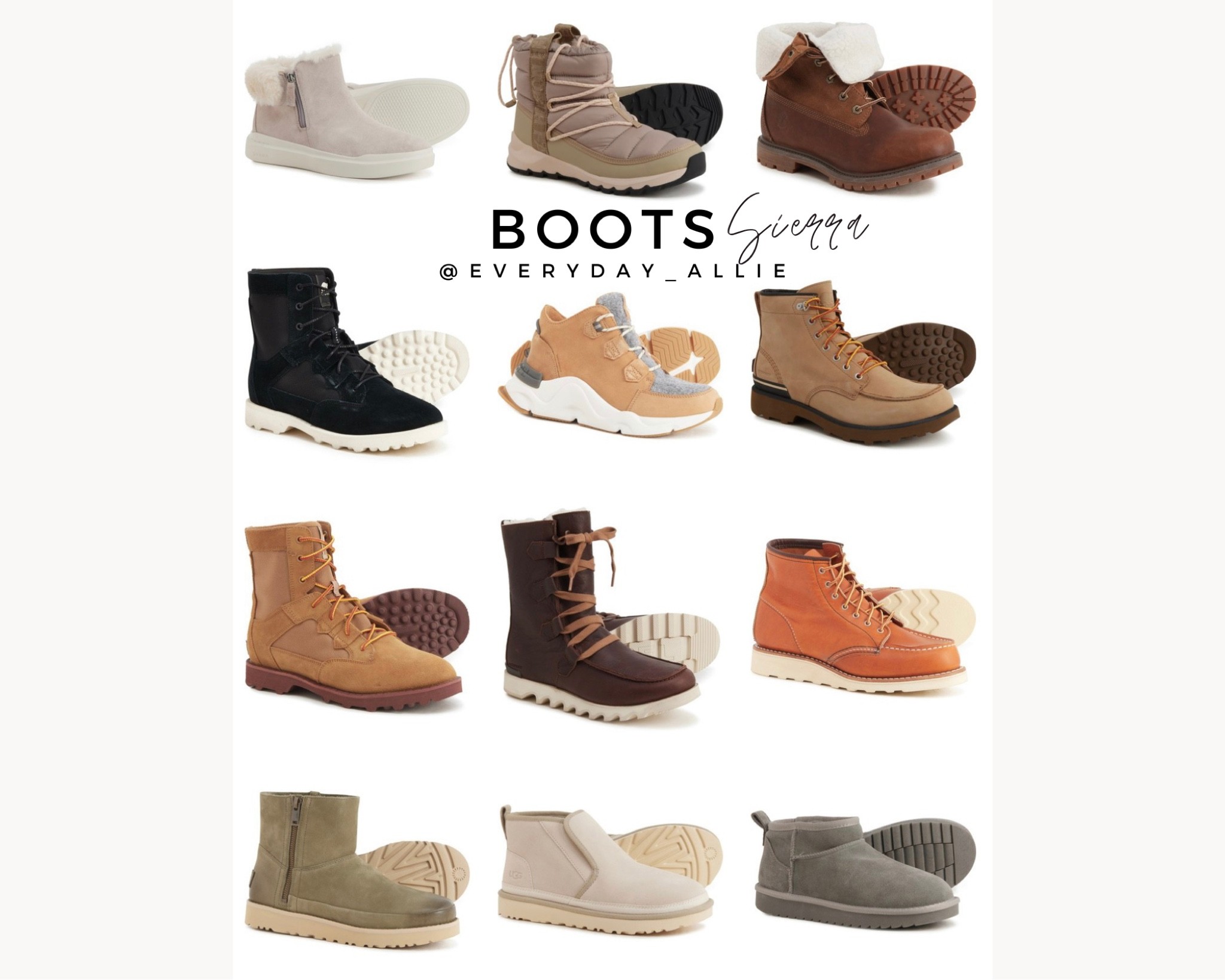 Womens boots 

#ugg #timberland #sorel #wintergear #winterboots #uggs #marmot #redwing

#LTKhome #LTKfamily #LTKSeasonal