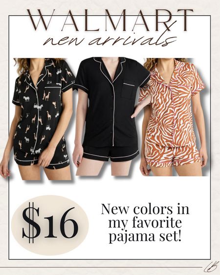 Pj sets from Walmart for under $16, comes in new colors and patterns 

#LTKStyleTip #LTKFindsUnder50