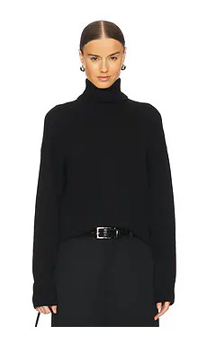 L'Academie by Marianna Ronny Turtleneck Sweater in Black from Revolve.com | Revolve Clothing (Global)
