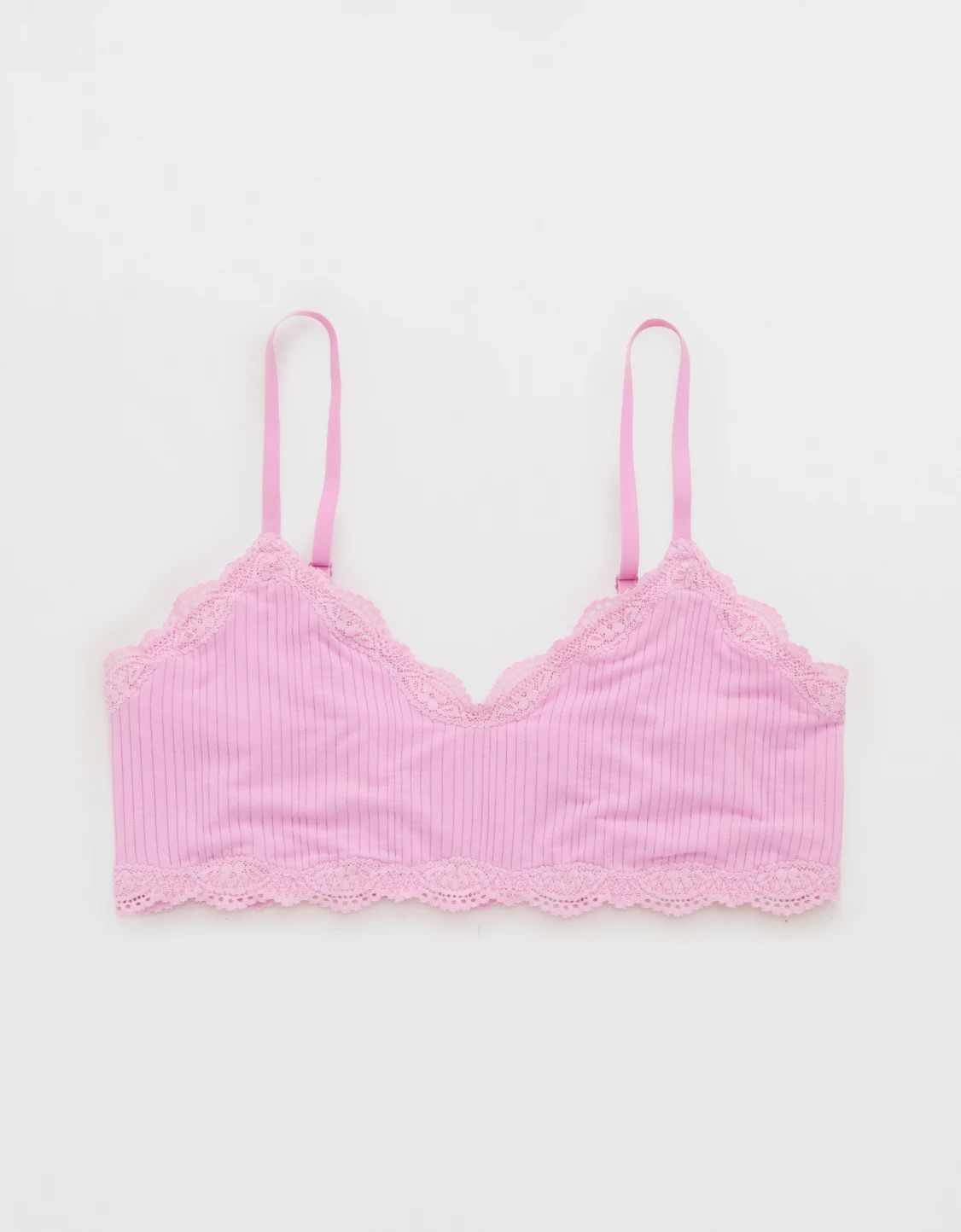 OVERSLEPT By Aerie Modal Lace Trim Bralette | Aerie