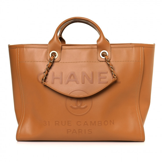 CHANEL

Calfskin Medium Deauville Tote Brown | Fashionphile
