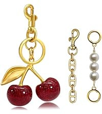 Cherry Keychain cherry Bag Charm Keychain Accessories Gifts for Women Purse Bag Charms Extender C... | Amazon (US)