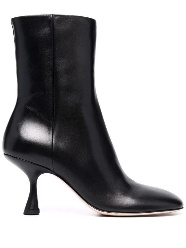 Marine leather ankle boots | Farfetch Global