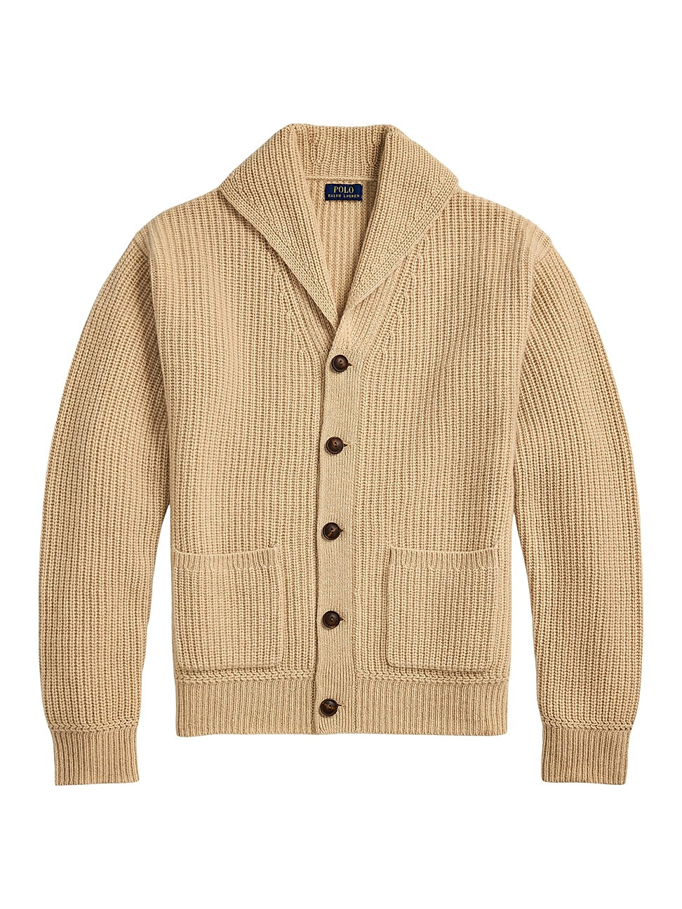 Men's Wool-Cashmere Cardigan - Dune Melange - Size XXL | Saks Fifth Avenue