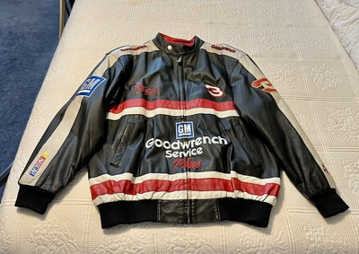 Dale Earnhardt GM Goodwrench Service Plus Leather Jacket Large Chase Authentics  | eBay | eBay US
