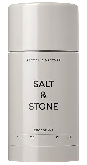 Salt & Stone Aluminum-Free Deodorant, Women & Men Santal & Vetiver 2.6 oz | Amazon (US)