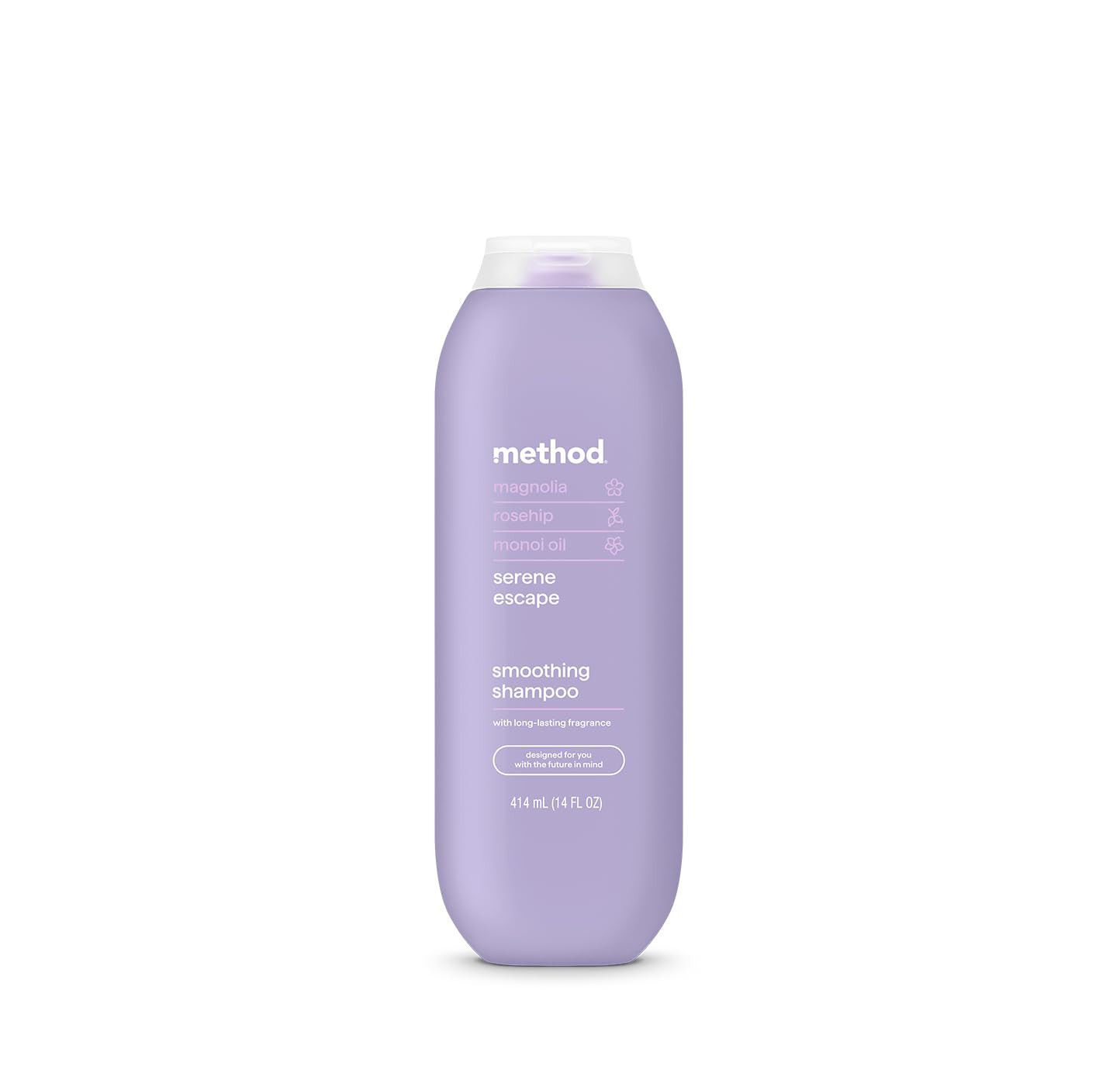 Method Smoothing Shampoo, Serene Escape – Combats Frizz, Safe for Color-Treated Hair - Sulfate-Free, Paraben-Free and Silicone-Free, 14 oz | Amazon (US)