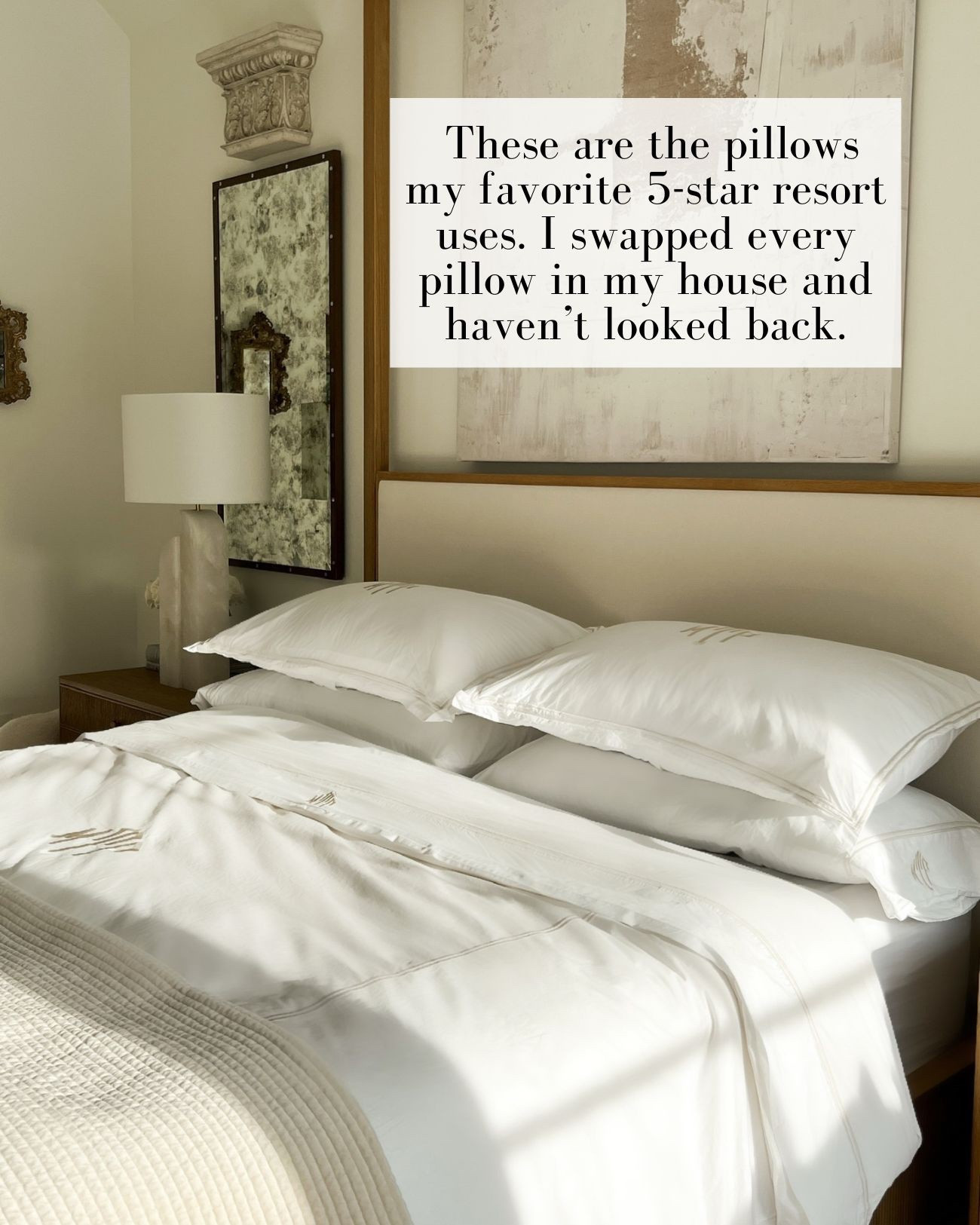 Bedroom refresh, sharing the Amazon down pillows i use in every bedroom in my house. They’re the same ones used by my favorite resort 

#LTKdayinmylife #LTKOver40 #LTKHome