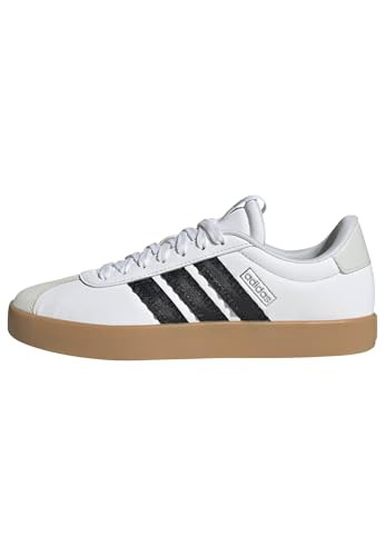 Adidas Women's Vl Court 3.0, White/Black/Orbit Grey, 10.5 | Amazon (US)