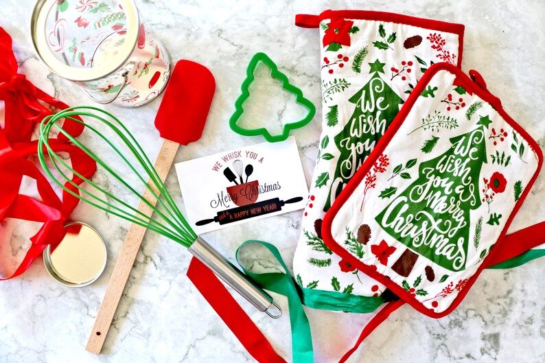 PRINTABLE we Whisk You A Merry Christmas Label | Etsy | Etsy (US)