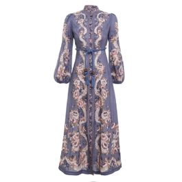 Vitali Long Billow Dress | ZIMMERMANN (APAC)