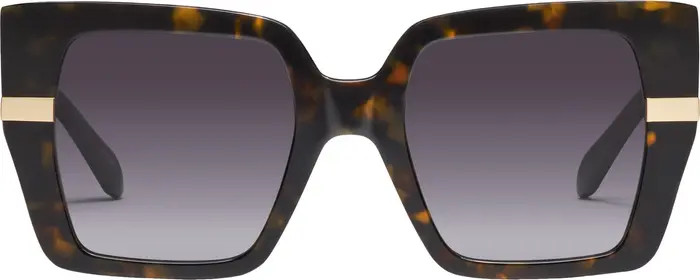 Quay Australia Notorious 51mm Gradient Square Sunglasses | Nordstrom | Nordstrom