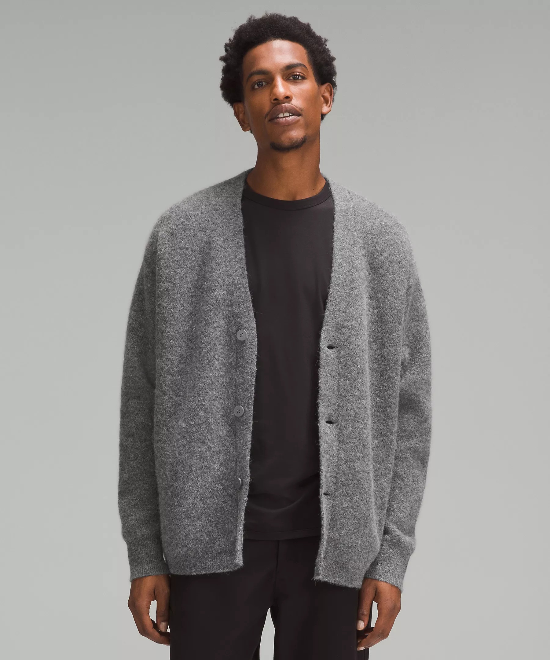 Alpaca Wool-Blend Cardigan Sweater | Lululemon (US)