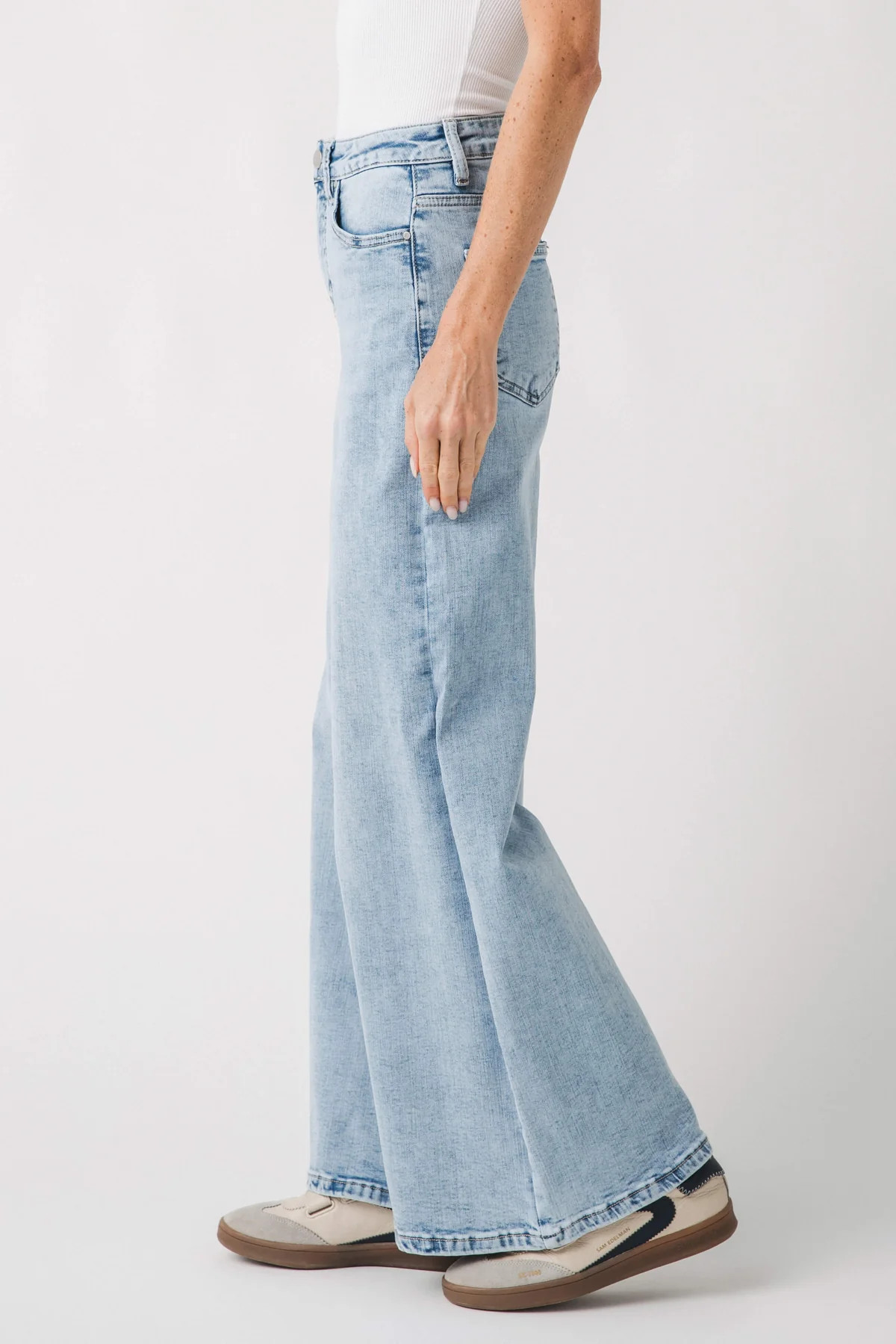 Risen Frannie Palazzo Jeans | Social Threads