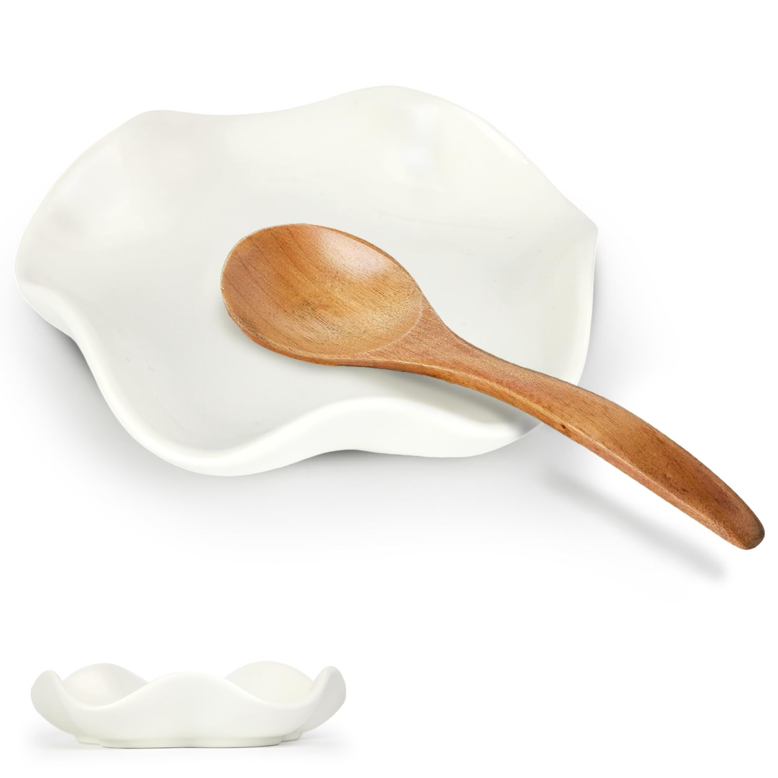 5.12 Inch Spoon Rest for Stove Top,Spoon Rest for Kitchen Counter,Coffee Spoon Rest,Spoon Holder ... | Amazon (US)