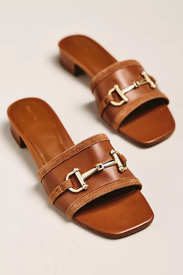 Horsebit Slide Sandals | Anthropologie (US)