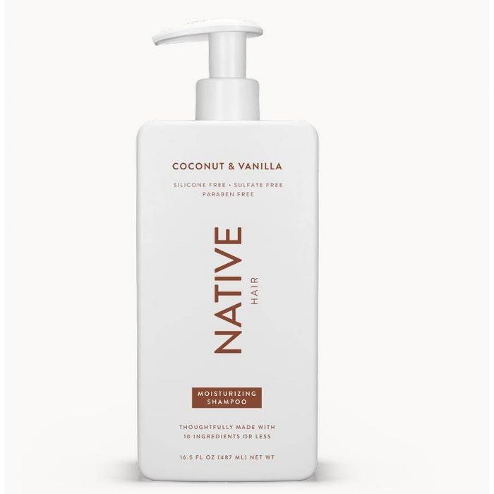 Native Coconut & Vanilla Moisturizing Shampoo - 16.5 fl oz | Target