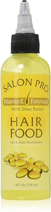 Salon Pro Hair Food, Vitamin E Formula With Shea Butter, 4 Ounce | Amazon (US)